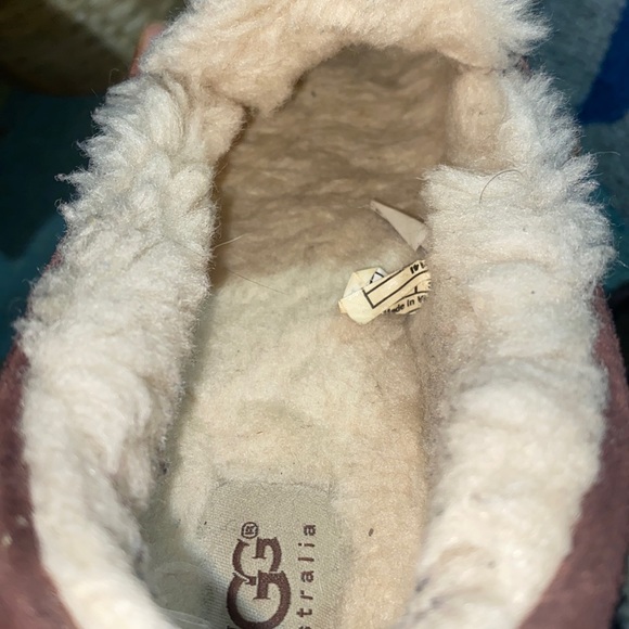 135. UGG size 7 women Rylee Glitter Brown Leopard Print Moccasin Slippers - Picture 4 of 8